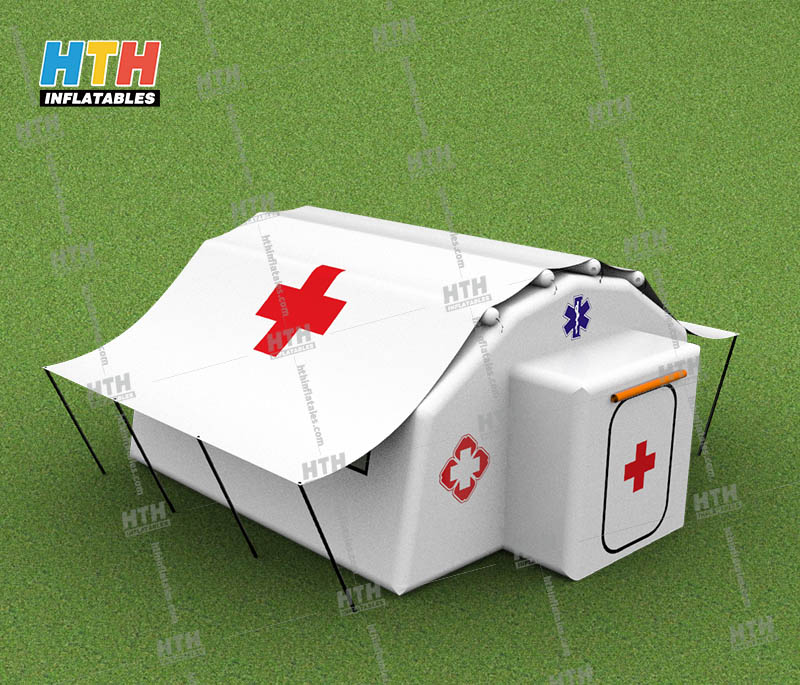Inflatable tent, inflatable emergency tent, military tent cabin
