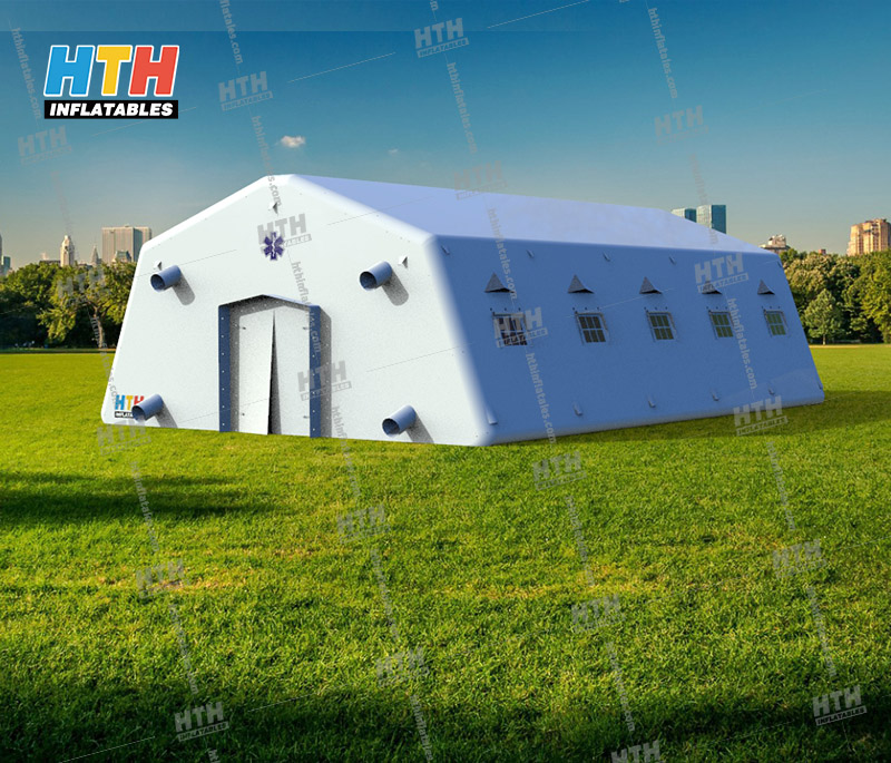 Inflatable shelter for Military actions and medical rescue