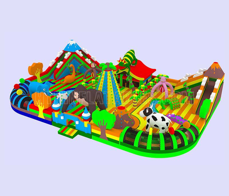 Land of Animals-Inflatable Theme Park 23x16x5.2m